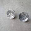 Oorbellen aluminium met lijnen